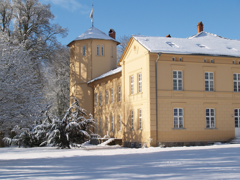 Landhaus Schloss Kölzow im Winter